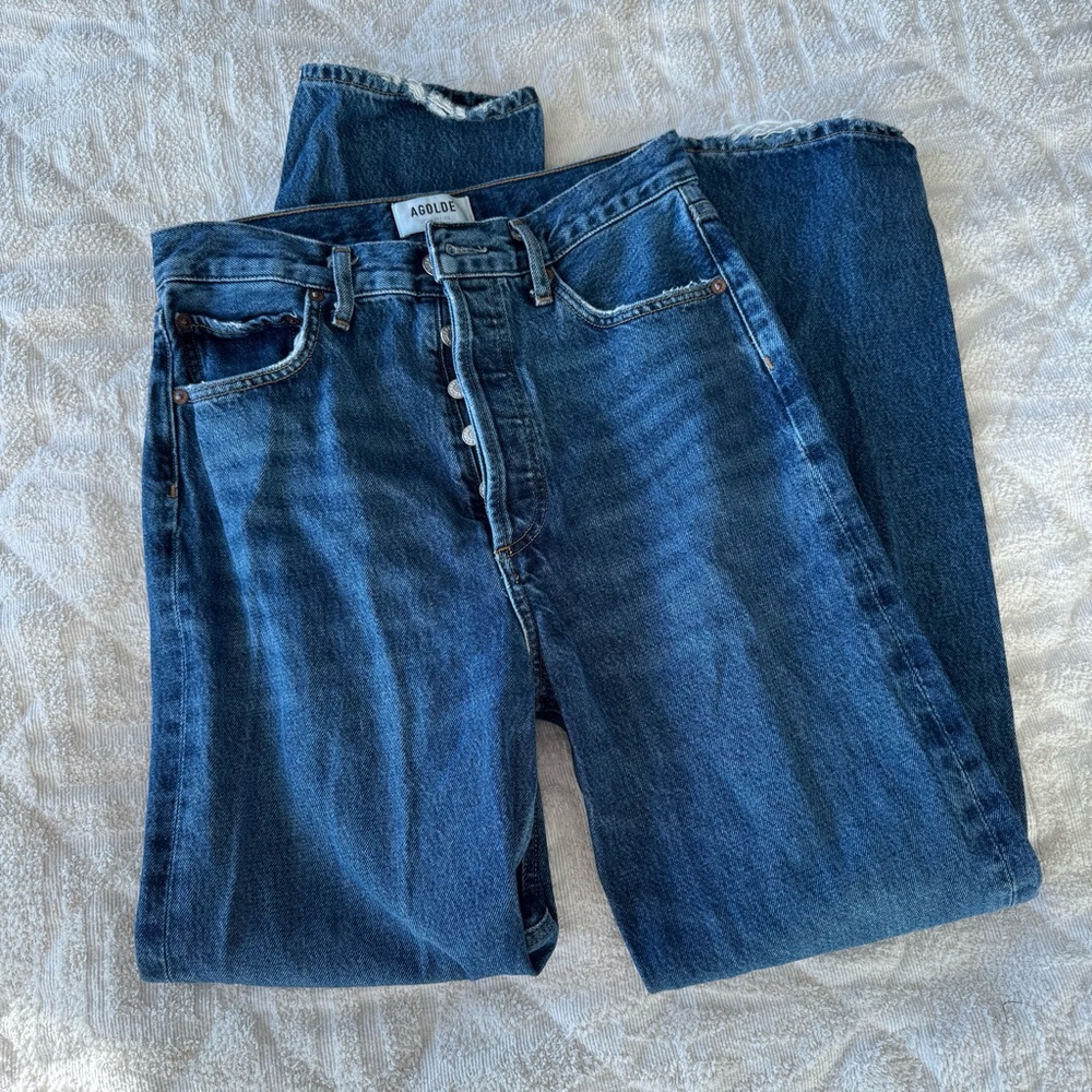 agolde 90s pinch waist jeans range wash